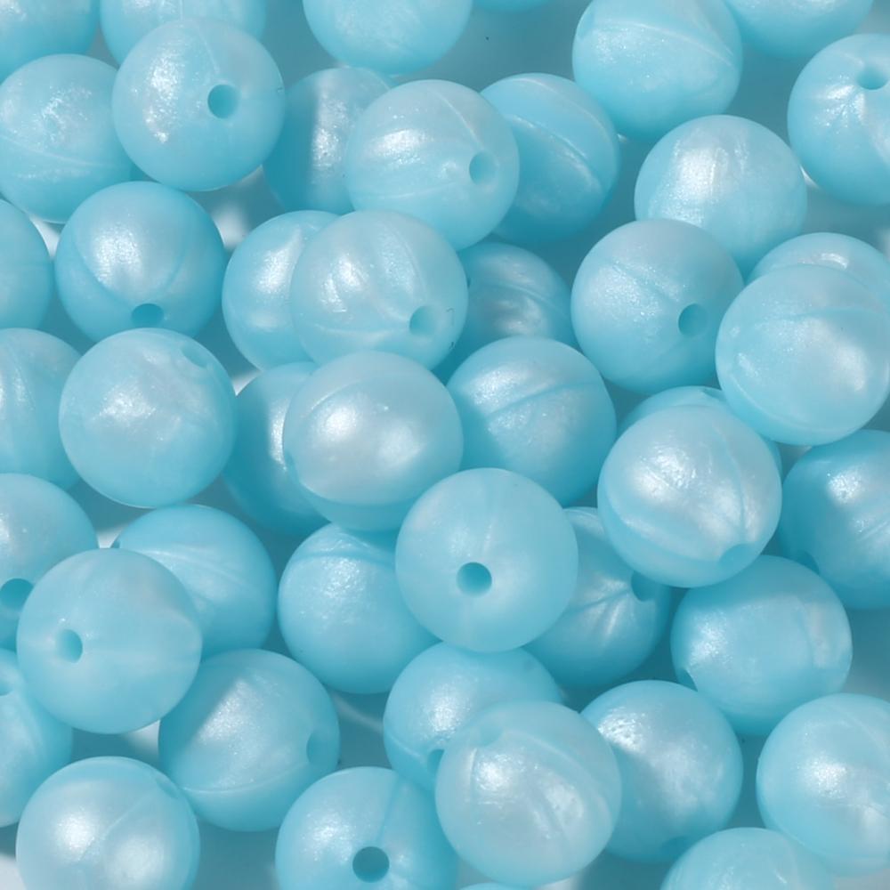 50Pc 12mm 19Color Silicone Round Bead Food Grade Teether Chew Bead For Handmade Baby Pacifier Chain DIY Jewelry Making Accessory