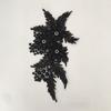 DIY 3D Flower Applique Rhinestone Lace Sewing Accessories New Sew On Patches  Clothing Decoration