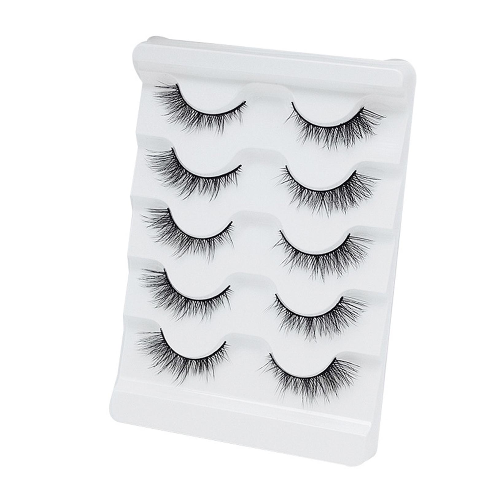 

Накладные ресницы Fox-Eye, тонкие, кошачий глаз, искусственные норковые ресницы, 5 пар, натуральные, 8D, пушистые, объемные, накладные ресницы, мультиупаковка, подарки C