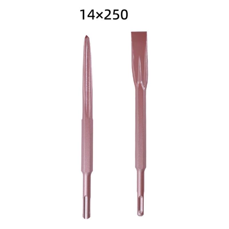 Professional Electric Hammer Chisel Rose Gold Brick Wall Opening Drilling Bit for Drilling Chiseling Accessories