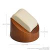 Woodten Wooden Watch Stand, Beige, Natural, Space-Saving Display Stand for Single Watches