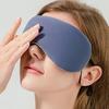 Blackout Sleep Mask with Adjustable Strap Dual-Sided Cooling Warming Fabric Eye Mask for Fatigue Relief Comfortable Eye Cover for Travel Home Office