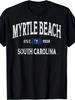Myrtle Beach South SC Vintage Throwback Souvenir T-Shirt Unisex Cotton Crew Neck T-Shirt - Comforta