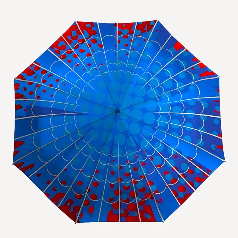 

1pc Spider Web Automatic Open/Close Umbrella with Windproof, 8-Rib Sturdy Canopy, Durable Ribs, Ideal for Gifts yy251117062