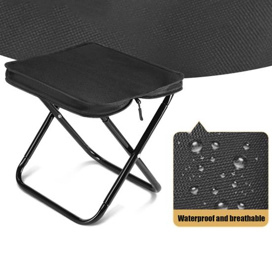 Mini Folding Stool with Carry Bag Portable Lightweight Heavy Duty Outdoor Camping Backpacking Beach Picnic Fishing Collapsible Chair Seat