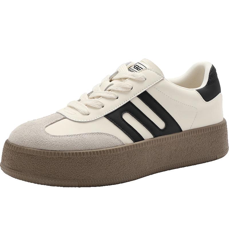 Belle Women's Retro Platform German Trainer Sneakers