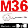 Double-Stacked Interlocking Toothed Anti-Slip Lock Washer 304 Stainless Steel DIN25201