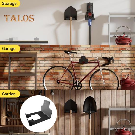 Suporte para Ferramentas Elétricas de Jardim Suporte para Cortador de Sebes Forte Capacidade de Carga Fácil de Instalar Montado na Parede Rack de Armazenamento para Aparador de Grama