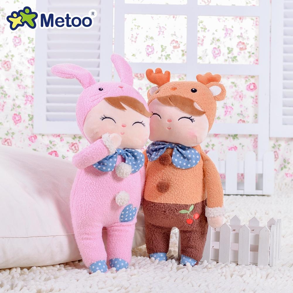Non-Toxic Metoo Dream Angel Plush Doll Baby Vintage Bunny Doll With Gift Box Kids Soft Toys Birthday Gift