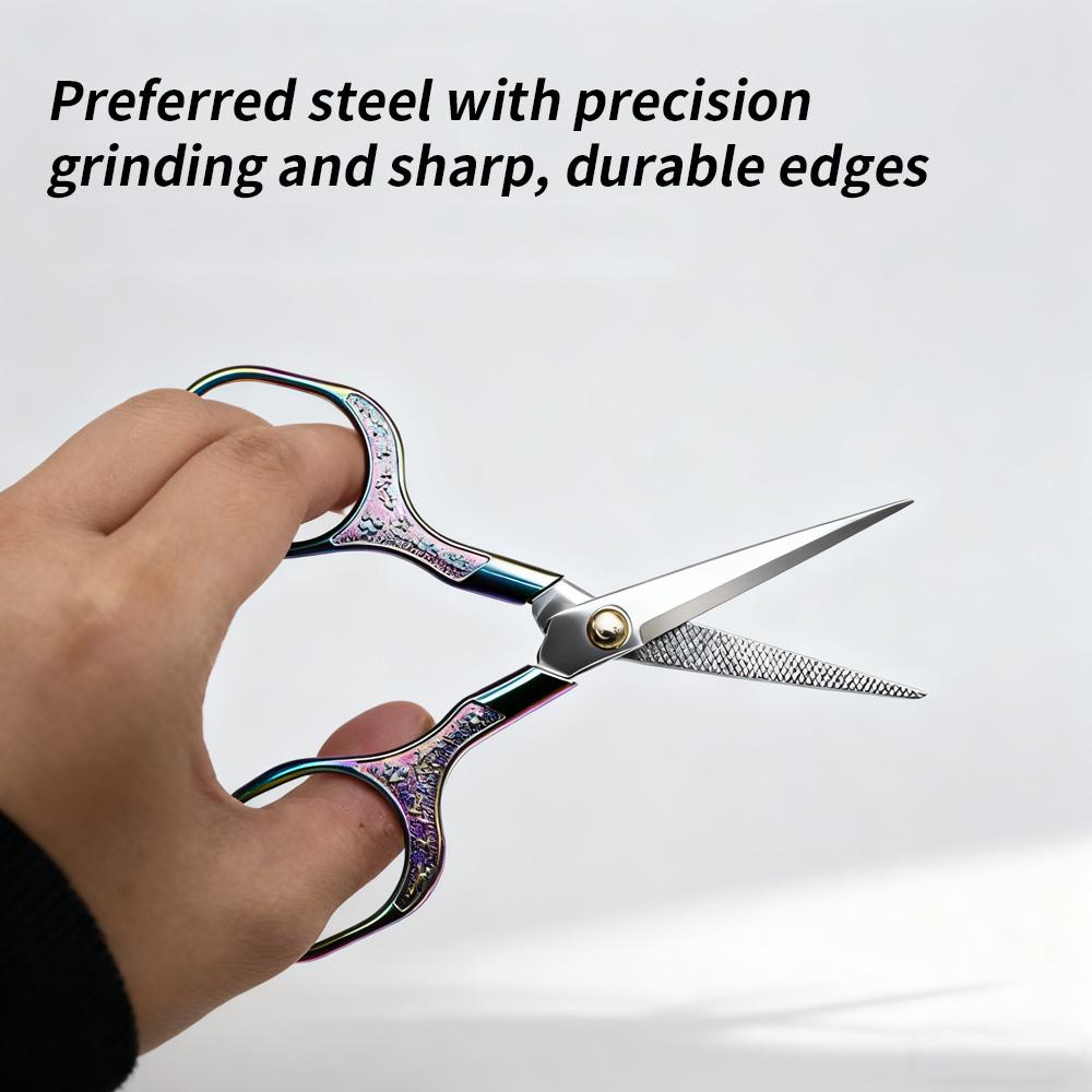 1PC Stainless Steel Vintage Scissors for Sewing Fabric Cutter Embroidery Tailor Thread Shears - Sewing Tool