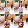 Three V3 Baby Plush Keychain Cute Cartoon Keyring Giftgiving Doll Decoration