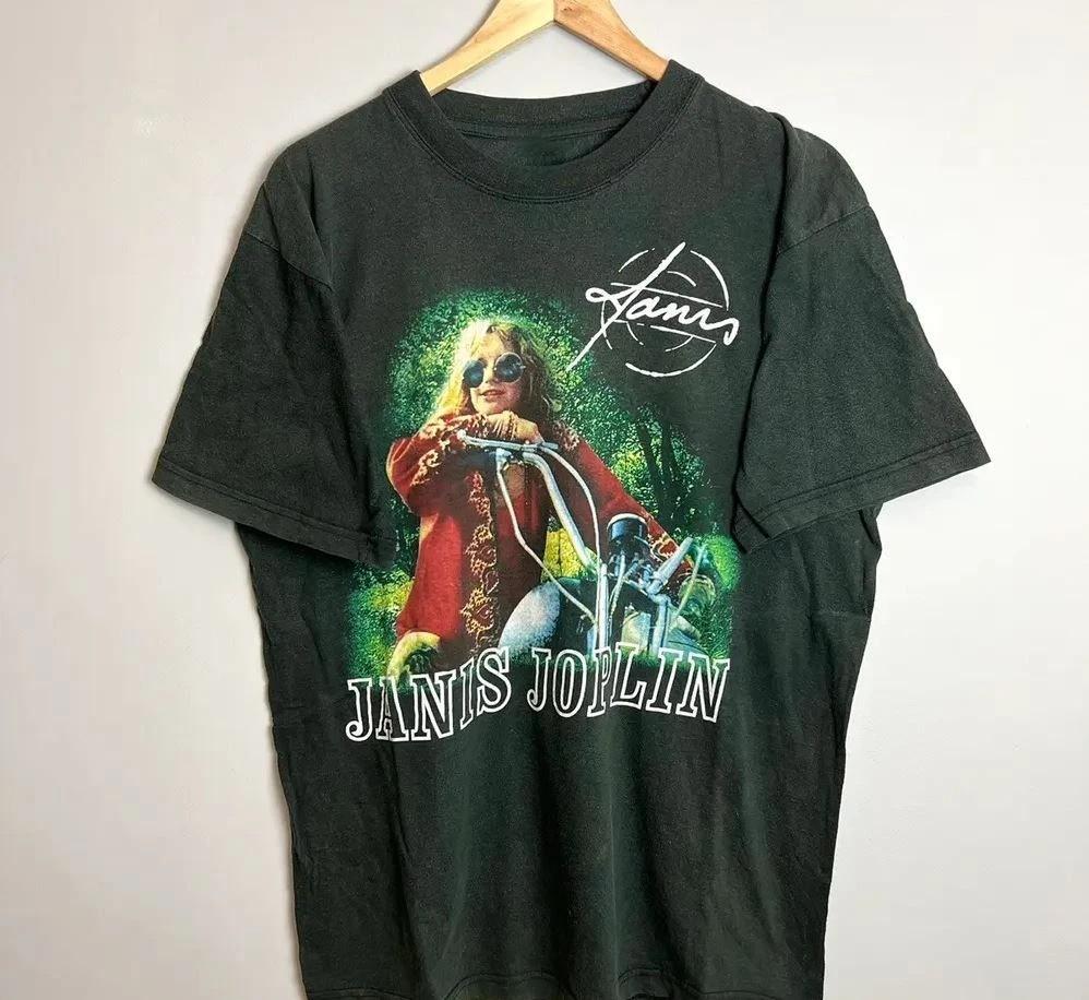 

Vintage Janis Joplin Rock Music Black Cotton S to 5XL Tee Shirt CK120 Unisex T-Shirt XL
