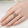 Authentic copper Rose Gold Plated Rope Wrapped Ring Ladys Jewellery Accessories Anniversary Gift Rings Luxury High Quality