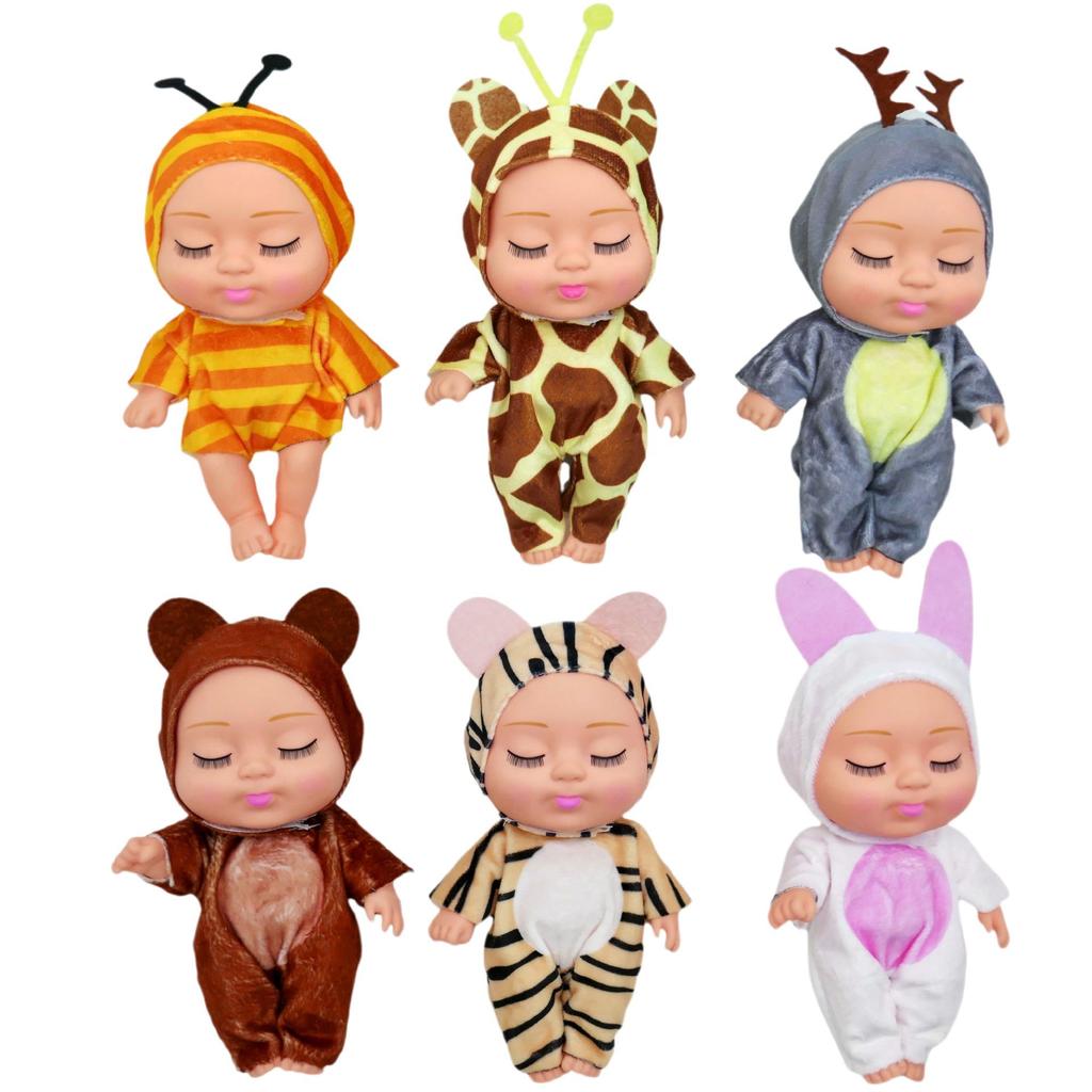 8-Inch Realistic BJD Reborn Baby Sleep Doll Toy Figure
