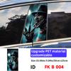 Ghost Car Stickers Car B-pillar Vinyl Decals Waterproof Auto Center Pillar Sticker Cover Scratches Vehicle Decors Accessories