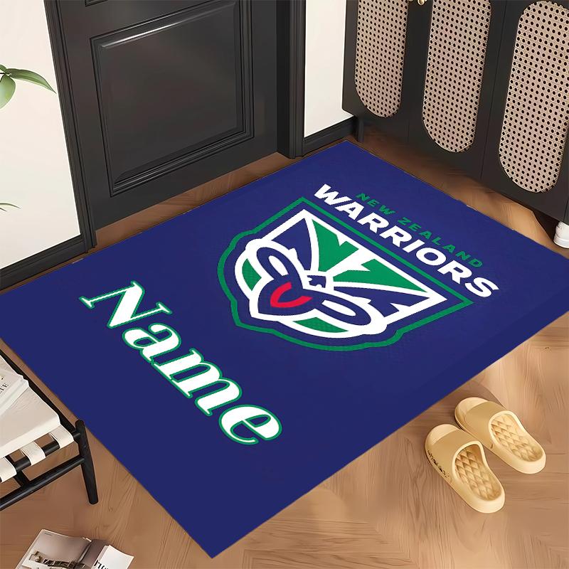 New Zealand Warriors (5) Personalisierter Name Büro Teppich Stilvolle Dekoration für Wohnzimmer Schlafzimmer Küche