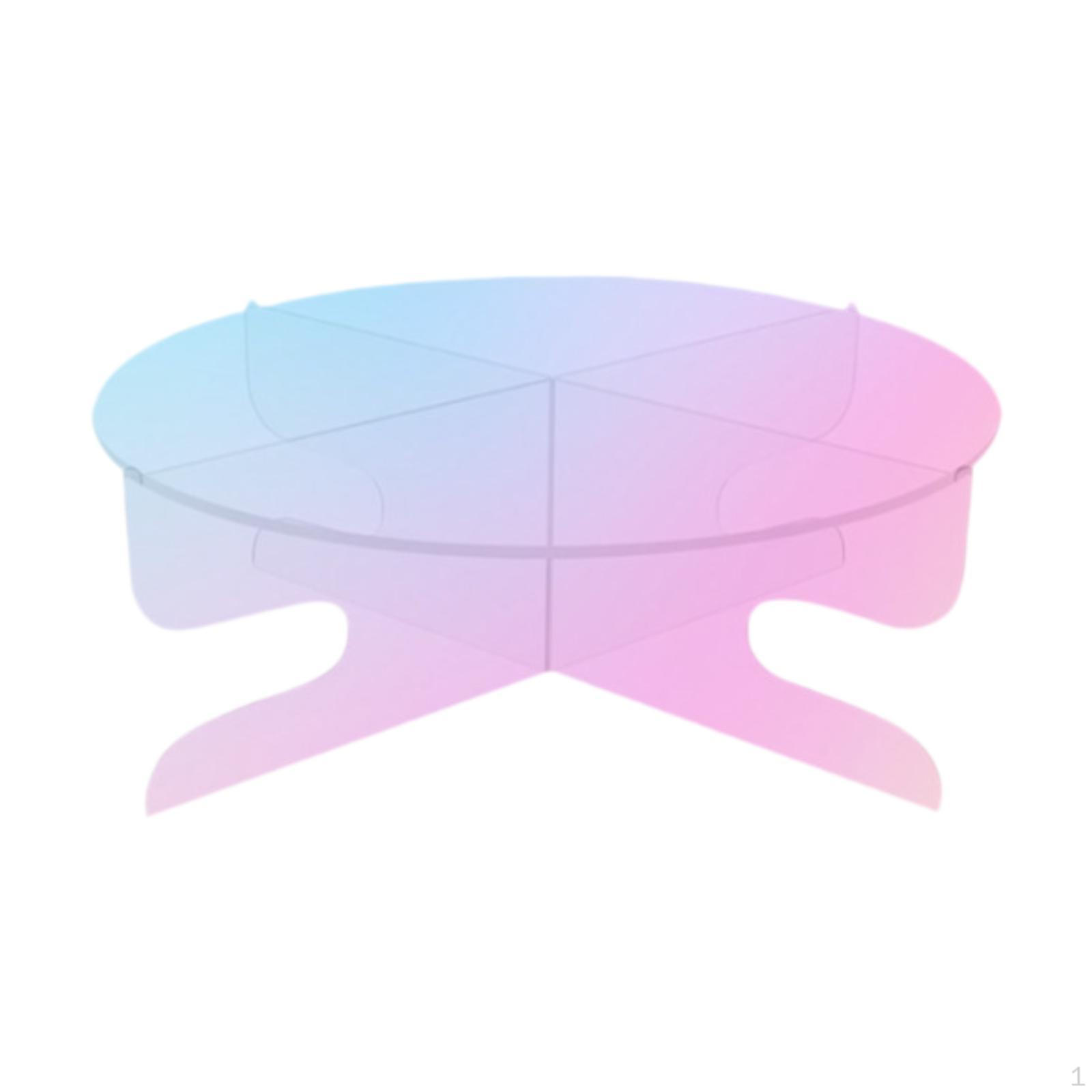 Acrylic Cake Stand Dessert Candy Display Fruit Holder Storage Cupcake Multicolor
