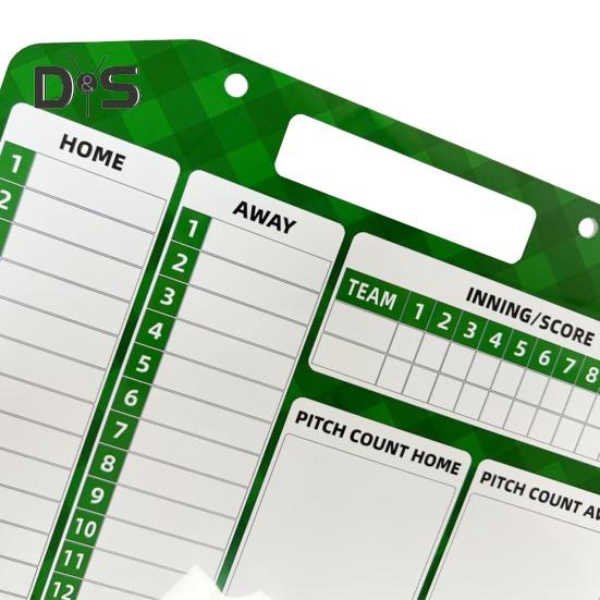 Magnetic Baseball Lineup Board for Dugout Double-Sided Baseball Coaching Broad with 30 Lineup Cards Baseball Tactical Clipboard