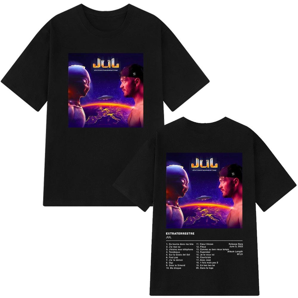 Rapper Jul Graphic Vintage Tshirt Unisex Women Fashion Hiphop T Shirt 2026 Summer New Shortsleeved Cotton Aesthetic Tshirts