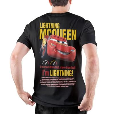 Vintage Brązowe Samochody Mater T-Shirty Sally Carrera Męski T-Shirt 100% Bawełna Koszulka Lightning Mcqueen Prezent Urodzinowy Ubrania