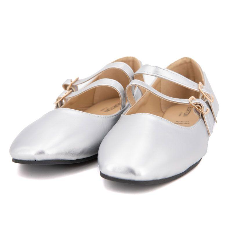 Zayanita Double Strap Ballerinas with Buckles Woman BURTON OF LONDON