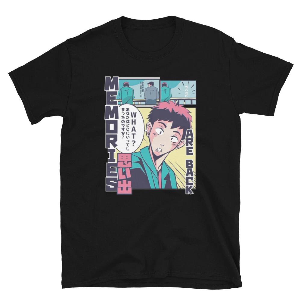 Anime Style Memories Comic Book Style T-Shirt S