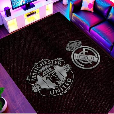 Football team.C Print Rug, Washable Floor Carpet, For Entryway Dorm Laundry Room Office Study, Home Decor Birthday Christmas Gift