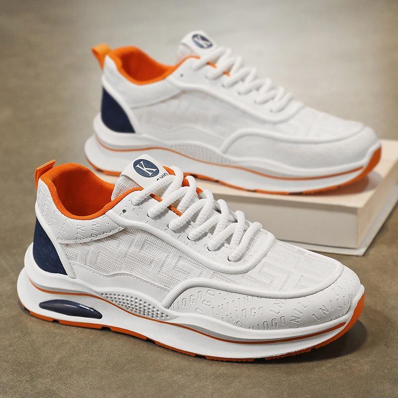 Men S Summer Breathable Mesh Athletic Dad Shoes Thick Sole Casual Sneakers