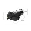 Black Waterproof Cloth Motorcycle Engine Bag Fuel Tank Bag Heavy Duty Gas Tank Pouch Rear Seat Bag Motorcycle