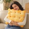 Plush and Back Cushion, Extra Thick Soft Cushion for Chair, Sofa and Floor