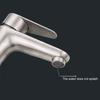 Stainless Steels Cold Water Tap Faucet Single Lever Bathroom Tap with 60cm Hose Kitchen Sink Water Tap Easy to Install