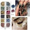 Nail Sequins, Nail Dried Flowers, Shiny Foil Nail Chips, Nail Art Sunmostar