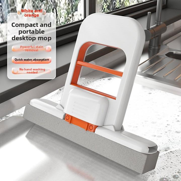 Handheld Glass Cleaner  Batoom Mop No Hand Wa Required Convenient Durable Cloth for Desktop Surface Cleaning