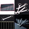High-quality 8mm-32mm Wrench Repairment Ratchet Open Fixed Head Tool Spanner Set