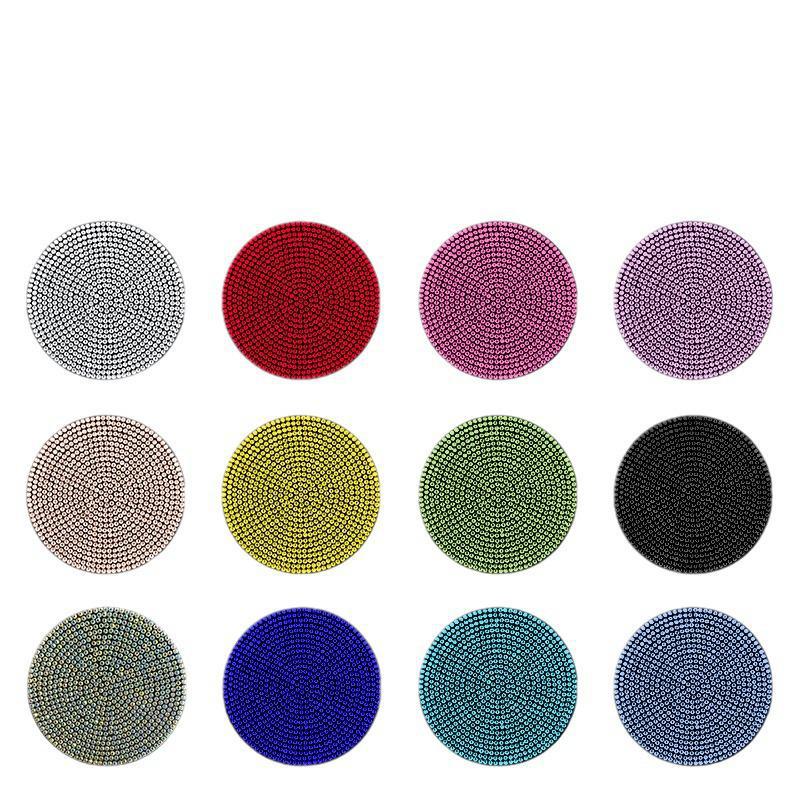 Diamond-studded Car Interior Accessory Set: Handbrake, Gear Cover, License Plate, Steering Wheel, Shoulder Cover, Hook