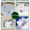 1pc Durable Rubber Bathtub Drain Stopper With Chain, Universal Sink Plug Strainer, Lightweight And Sturdy For Bathroom & Kitchen