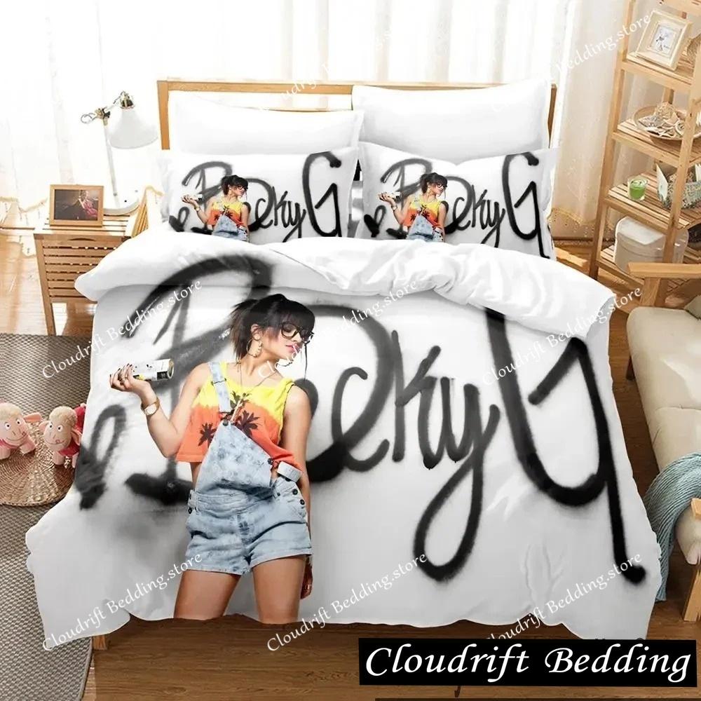 3D Print Sexy Girls Becky G Bedding Set Duvet Cover Bed Set Quilt Cover Pillowcase Comforter King Queen Size Boys Adult Bedding