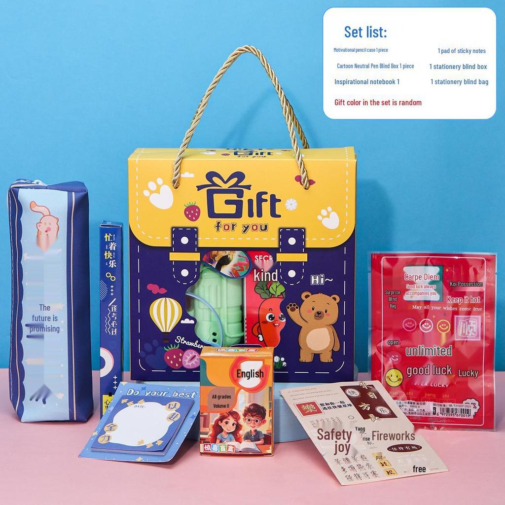 Back-to-School Gift Box: Ideal for Boys & Girls, Birthday Favors, Sharing Gifts, Rewards, Kindergarten & Primary School Students