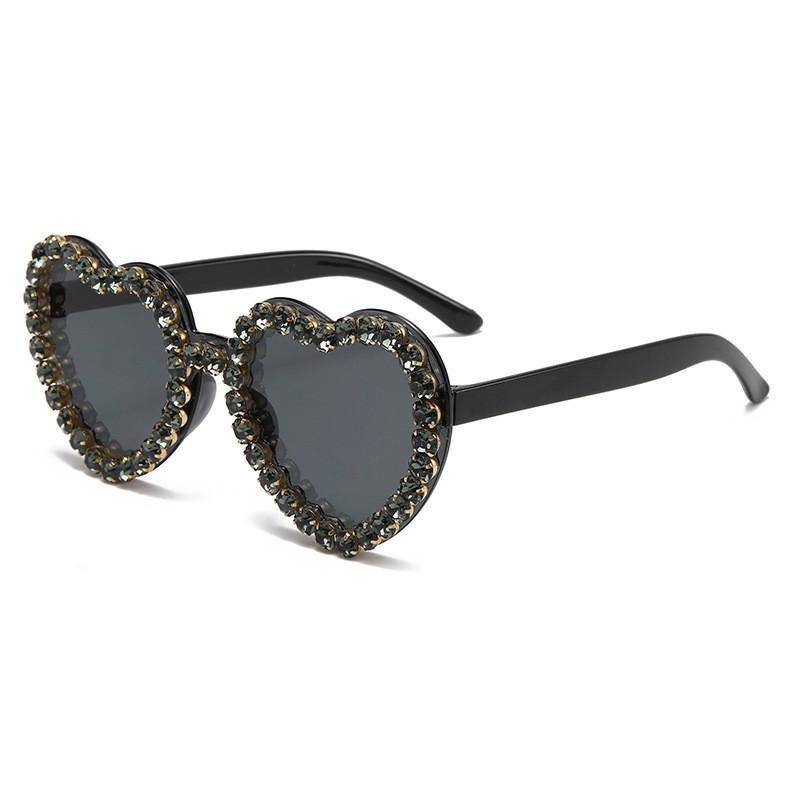 Fashion Heart Shaped Sunglasses For Women Men With Pc Frame Autumn