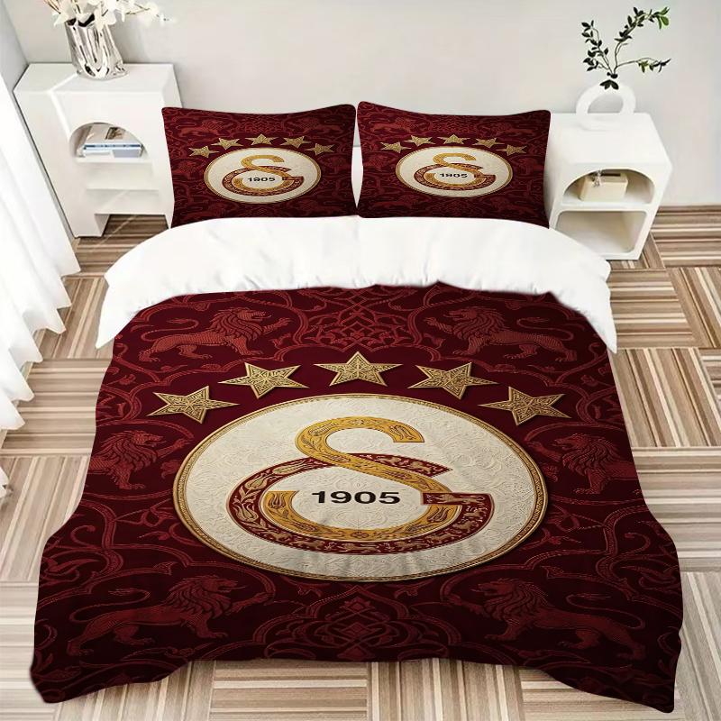 3Pcs Galatasaray Heritage Emblem Bedding Sets For All Sizes New 3D Printed Bed Cover Comforter Duvet Cover Pillowcase Bedroom Decoration