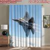 2D Flat Photography Backdrop Popular Scene Backdrop Fighter Jet Flying 100% Polyester Party Decorations Perfect for Home
