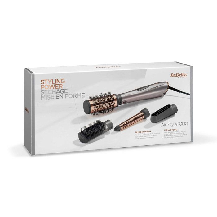 Brosse soufflante - BaByliss - AS82E Shape &amp; Smooth - Pour une mise en forme et du volume