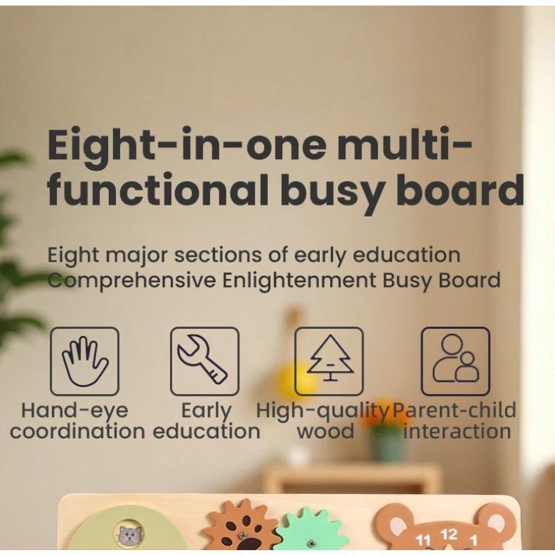 Kid Activity Busy Board Material DIY Accessories Montessori Teaching Aids Baby Busy board Early Education Learning Skill Toy