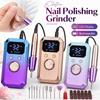 LED Display Electric Nail Polishing Grinder Rechargeable Nail Grinder  Nail Tools