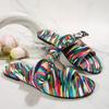 New Flat-bottomed Round-toe One-piece Women's Shoes and Large-sized Flip-flops