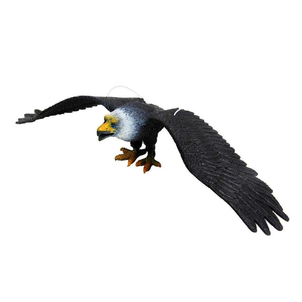 Simuliertes Adler-Modell Spielzeug Tier Vogel Spielzeug für Mädchen Kinder Bildung Geschenk S grau