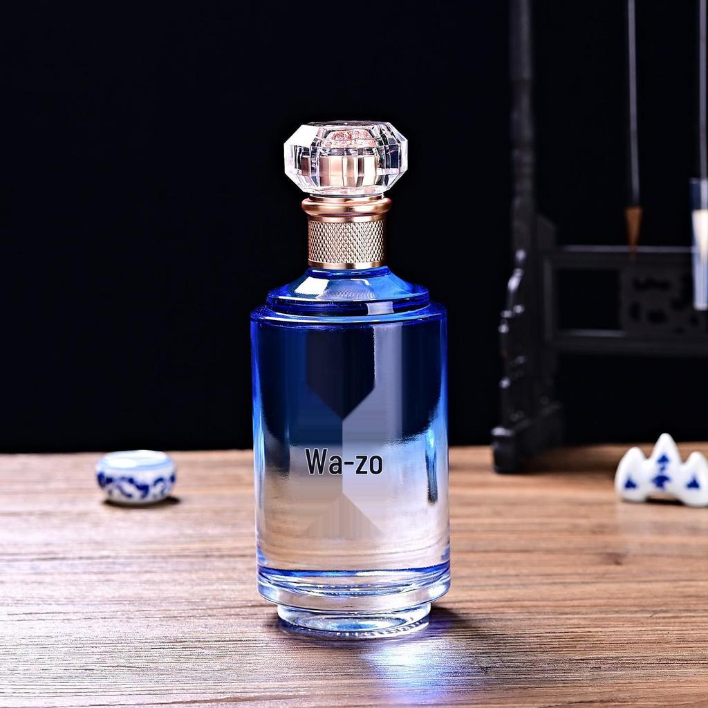 White Wine Bottle for Home Brewing - 1 Jin Glass Container with Sealed Gift Box Packaging