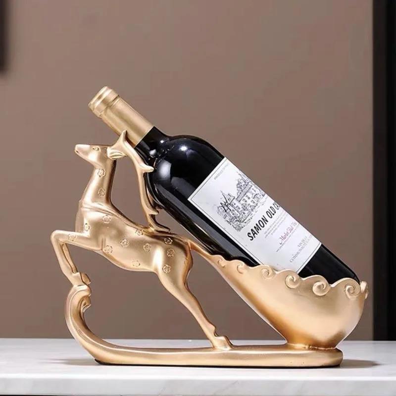 Creative Swan Wine Rack Ornaments European Wine Bottle Rack Living Room Table Dinner Wine Cabinet Ornaments Gift Gift Figurines