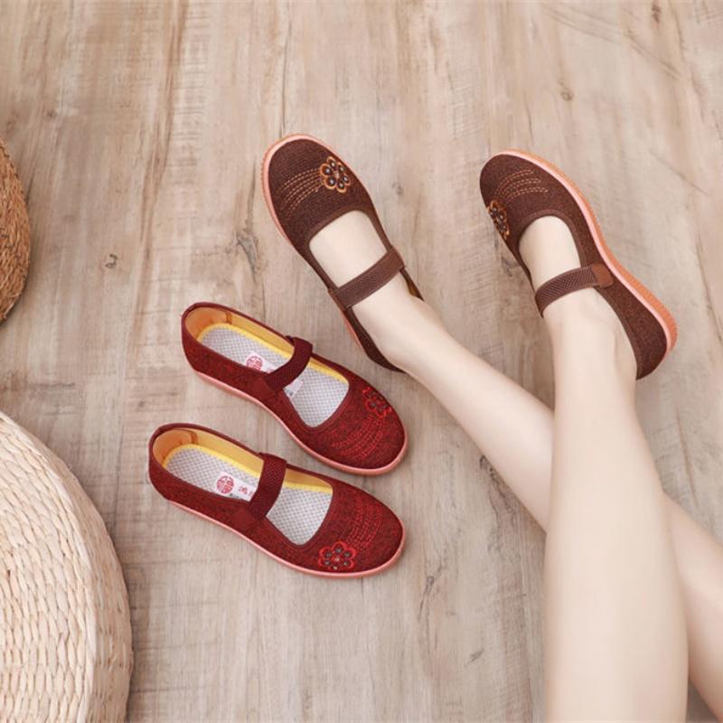 Damenschuhe Damen Casual Süßer Schnallenriemen Ballett Tanz Flache Schuhe Dame Cool Komfort Frühling & Sommer Büroschuhe ab212