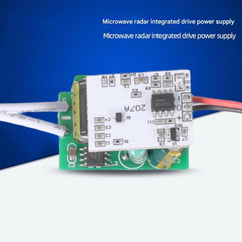 Ceiling Light Motion Detection Sensors 8Meter Microwave Detection Sensors 30S Delay Auto Switcher Controller For Home Office